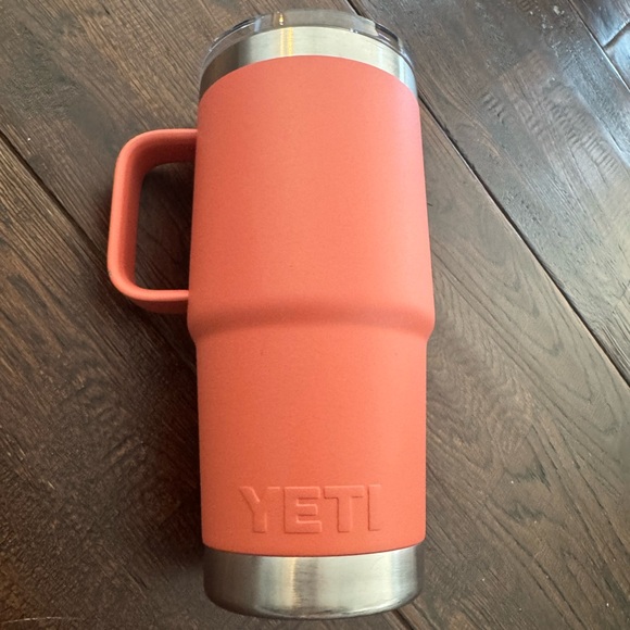 YETI Orange 20 ounce Travel Mug - Picture 9 of 14